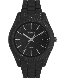 Timex Legacy Ocean Herren-Armbanduhr, 42 mm Schwarz / Schwarz