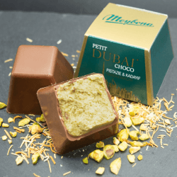 Meybona Petit Dubai Choco Premium Pistachio Schokolade mit leckerer Pistaziencreme