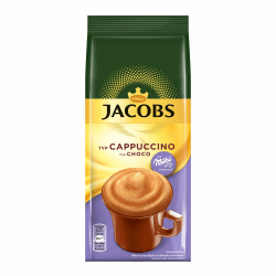 Jacobs Cappuccino Choco, Kaffeespezialität, 500 g Nachfüllbeutel