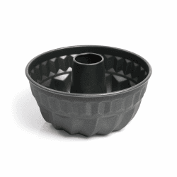 Original Kaiser Classic Gugelhupfform 24 cm, Gugelhupf Backform rund, Guglhupfbackform, Kuchenform antihaftbeschichtet, gleichmäßige Bräunung, Schwarz