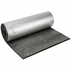 Baketron Selbstklebend Dämmmatten 10mm Auto Dämmmatte Schallschutzmatte Feuchtigkeitsfest, Feuerfest Dämmung Isolierung Schallschutz 200cm x 50cm 1 Rolle