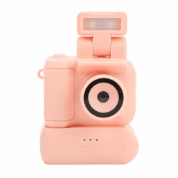 1080P HD Kleine DV Kamera, 1,44 Zoll Farbbildschirm MiniVideorecorder mit Flip Taschenlampe, Unterstützt OTG, Daumenkamera DVR Camcorder für Videoaufzeichnung (PINK)