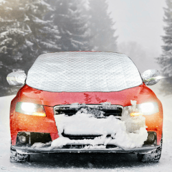 Walser Premium Auto Frontscheiben Abdeckung mit Seitenspiegelschutz S Frontscheibenabdeckung Winter Frostschutz Auto Frontscheibe Scheibenabdeckung Auto Winter Autoabdeckung Winter 147x120 cm