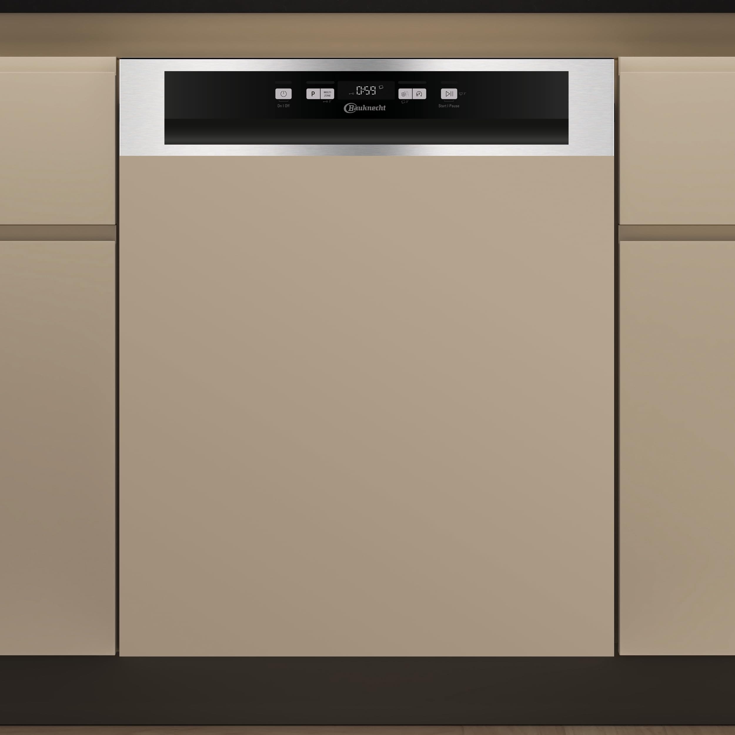 Bauknecht BK4PB14BN7A0X Integrierbarer Geschirrspüler/ 60 cm/ActiveDry – automatisches Türöffnungssystem/Startzeitvorwahl/Vollwasserschutz/Rapid 50° - sauber im Handumdrehen/Option MultiZone
