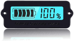 Batterie Kapazität Anzeige 12V - 60V Spannungsanzeige Blei Säure Lithium Ion Batteriewächter Voltmeter Batteriestatus Ladeanzeige Monitor