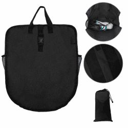 EVPEIWE Ladekabel Tasche Elektroauto Selbstklebender Kabeltasche für Kofferraum, Typ 2 & Typ 1 Ladekabel Tasche EV Ladegerät Kofferraum Organizer, Tragbare Kofferraumtasche für Kabel & Autozubehöre