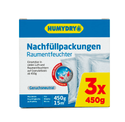 Humydry Nachfüllpack 3 x 450g