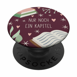 Nur Noch Ein Kapitel - Süße Buchliebhaber Lesen PopSockets Klebender PopGrip
