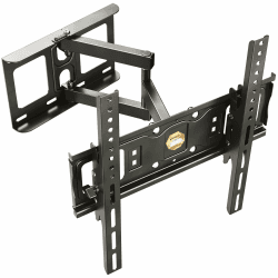 RICOO Universal TV Wandhalterung Fernseher Schwenkbar Neigbar 32-55 Zoll - TV Halterung Schwenkbar S6144 - Fernseher Halterung Schwenkbar bis 50 Kg max. VESA 400x400 Wandhalterung Fernseher 55 Zoll
