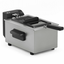 Tristar Fritteuse, 3 Liter, Cool Zone Technologie, Verstellbarer Thermostat bis 190°C, Spülmaschinenfeste Teile, Sichtfenster, Kabelaufbewahrung, Überhitzungsschutz, Kompaktes Design, FR-9327