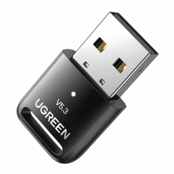 UGREEN Bluetooth Adapter 5.3 Bluetooth Stick für PC für Windows 11/10/8,1, Bluetooth USB Dongle für Maus, Tastatur, Kopfhörer, Handy, Controller