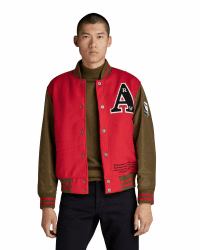 G-STAR Herren Varsity Jacke Jackets XL Rot (dk flame D23653-D420-8050)