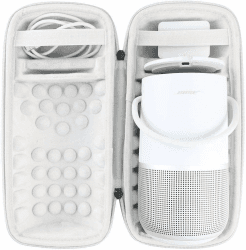 Khanka Case Tasche Schutzhülle Für Bose Portable Home Speaker Lautsprecher. Silber
