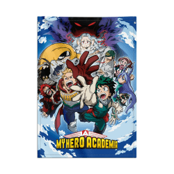 Grupo Erik WandDeko Rollbild My Hero Academia Manga Kakemono aus Stoff Poster 70 x 100 cm - Offizielles Anime Poster