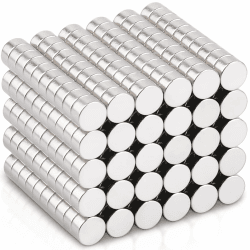FPMYB 300 Stück Neodym Magnete Stark 4x2mm, Neodym Magnete Extra Stark Magnete Klein Rund Mini Magnete für Magnettafel, Kühlschrank, Whiteboard, Fotos, Pinnwand, Büro