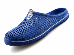 SAGUARO Clogs Pantoletten Sommer Atmungsaktiv Hausschuhe Gartenschuhe Unisex-Erwachsene 43 EU Tiefes Blau