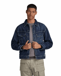 G-STAR RAW Herren Dakota Selvedge Jacke Jacket XS Blau (worn in himalayan blue D23593-D317-G122)