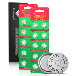 LR1130 Batterien Knopfzellen AG10 1131 189 1.5V Alkaline Batterie LR54 knopfzelle 20 Stück【3 Jahre LagerGarantie】 (lr1130-2-20)