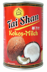 Tai Shan Kokosnuss Milch, 400ml