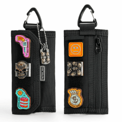 TACTICAL GEEK Storage A2 M Molle Tasche 500D Nylon Wasserdicht EDC Pouch Palmengröße Molle Pouch Mini Kompakt EDC Tasche Klein EDC Organizer fur Spaziergang Pendeln Täglicher Gebrauch, Schwarz