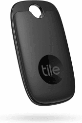Tile Pro (2022) Bluetooth Item Finder, 1 Stück, 120 m Reichweite, funktioniert mit Alexa und Google Smart Home, iOS- und Android-kompatibel, Find Your Keys, Fernbedienungen und mehr, schwarz