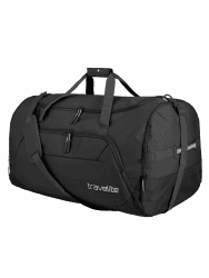 travelite Reisetasche groß XL, Kick Off, leichte Tasche für Urlaub und Sport, Schwimmbad, Klinikaufenthalt, 70 cm, 120 Liter Reisetasche XL (70 cm/120 Liter) Schwarz