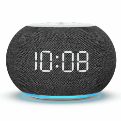 REACHER Auto Dimmbare Radiowecker für das Schlafzimmer - 9-farbiges Nachtlicht, 0-100% Dimmer, 7 Alarm Tones, FM-Radio, Auto-Off-Timer, Digitaler Wecker für den Nachttisch