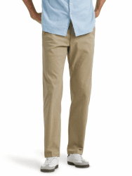 Lee Herren Jeans Flat Front Straight XM, Regular Fit, Straight Leg 34W / 32L Originlkhaki