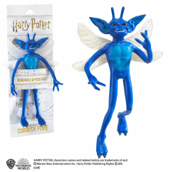 The Noble Collection Bendable Cornish Pixie Figure by Officially Licensed 7in (18 cm) Harry Potter Bendable Toy Posable Collectable Chamber of Secrets Doll Figure - for Kids & Adults
