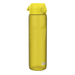Ion8 1 Liter Trinkflasche, 1000ml, Auslaufsicher, Einhandöffnung, Sichere Verriegelung, Spülmaschinenfest, BPA-frei, Tragegriff, Leicht zu Reinigen, Ideal für Sport und Fitnessstudio