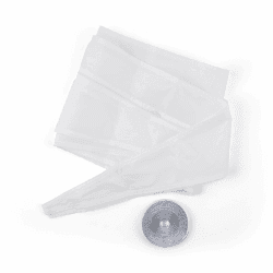 Klarstein Fensterabdichtungs-Set für mobile Klimageräte, Länge: 3,9 m, Reißverschluss, Klettband, weiß