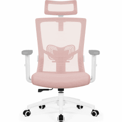 Daccormax Bürostuhl, Bürostuhl Ergonomisch mit Einstellbarer Kopfstütze, Lendenwirbelstütze und Armlehnen Schreibtischstuhl Drehstuhl Wippfunktion, Chefsessel, Rückenschonend, Bürostuhl 150kg