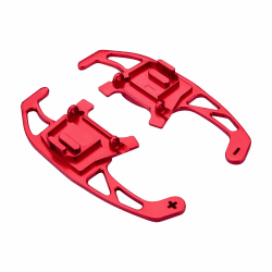 Lenkrad Schaltpaddel, 1 Paar Lenkrad Schalthebel Paddles Ersatz für V-W 7 Polo GTI Golf, 015-2019Golf 7 R-line, 2015-2019Golf 7 GTI, 2015-2016 Sciro-cco (Rot)