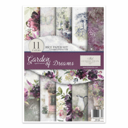 ITD Collection Reispapier, Papier, 29,7 x 21 cm, Garden Of Dreams Garden Of Dreams 29,7 x 21 cm