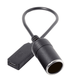 chenyang USB C auf DC 20V Adapter USB C auf Zigarettenanzünder Auto Buchse 65W Ladegerät Kabel