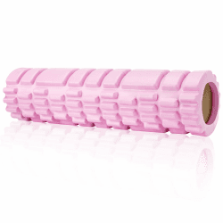Kasanni Faszienrolle, Foam Roller Massage Roller zur Linderung von Muskelverspannungen und Druckentlastung im Rücken, an der Wirbelsäule und den Beinen Revitalisieren Sie Ihren Körper 30×8cm (Rosa)