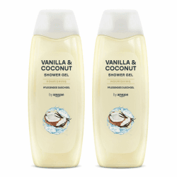 by Amazon Vanille und Kokosnuss Duschgel, 2 x 500ml