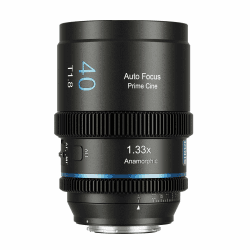 SIRUI 40mm T1.8 1.33X Anamorphotische Linse, S35 Autofokus Objektiv für E-Mount Kameras, A6500, A6700, FX3/30, ZV-E Serie, A7 Serie, A9/9II, Natur Fackel