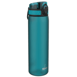 ion8 Trinkflasche, 500 ml, Auslaufsicher, Einhandöffnung, Sichere Verriegelung, Spülmaschinenfest, BPA-frei, Tragegriff, Klappdeckel, Leicht zu Reinigen, Klimaneutral