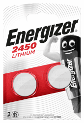Energizer CR2450 Batterien, Lithium Knopfzelle, 2 Stück