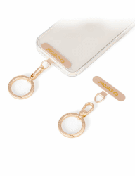 project-cb Handy Handykette Pads 1,Federring Verschluss 1,Metall Pads,Universeller Handytrageband Pads ohne Klebstoff,Langlebige stabil Pads,Handy lanyard pads(Gold)