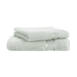 Mixibaby 2 TLG. Handtuchset 1x Duschtuch 1x Handtuch, Farbe:Grau, Größe:1 Dusch- 1 Handtücher