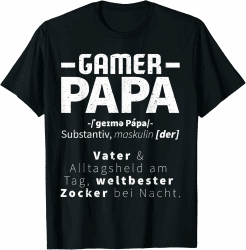 Gaming Zocken Gamer Games Spielen Zocker Videospiel Gamepad T-Shirt