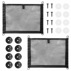Gepäcknetz Auto 2 Stück Kofferraum Netztasche - Auto Aufbewahrungsnetz 35 x 40cm Universal Autodach Gepäcknetz Decke Organizer Car Aufbewahrungstasche Elastisch für Meisten Fahrzeugtypen