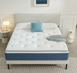 Hiimgo Matratze, Taschenfederkernmatratze 180x200 cm – 7-Zonen Härtegrad H3, Optimaler Komfort und Rückenstütze, Federkernmatratze für Ergonomische Rückenentlastung (180x200x20 cm)