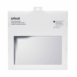 Cricut 2008719, Silber Transferfolien, (8 Stück), Metall, 30.5 cm x 30.5 cm (12" x 12")