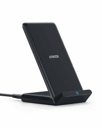 Anker 313 Induktive Ladestation, Qi-zertifiziert, Geeignet für iPhone 16 / 15 / 15 Pro / 15 Pro Max, SE (2020), 13 / 13 Pro / 13 Pro Max, XR,10W Schnellladefunktion für Galaxy S22 (Ohne Netzteil)