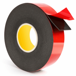 Emitever Doppelseitiges Klebeband Extra Stark - 5m x 25mm, Wasserdichtes Multifunktionales Montageklebeband für Wand und LED-Streifen, Auto, Wohn, Bürodekor und Außende