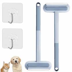 EnixwH 2 Multifunktionaler Neu Tierhaarentferner Bürste, Pet Hair Remover für Hundehaare und Katzenhaare, Abnehmbare Design Fusselbürste Tierhaare, für Kleidung Teppich Glas Sofa Bett