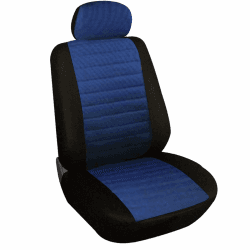 WOLTU Sitzbezug Auto Einzelsitzbezug universal Größe, 1er Set,schwarz/blau